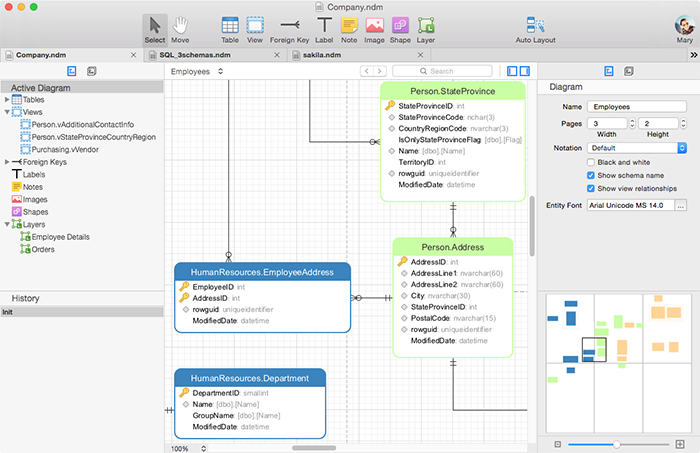 ER diagram tools