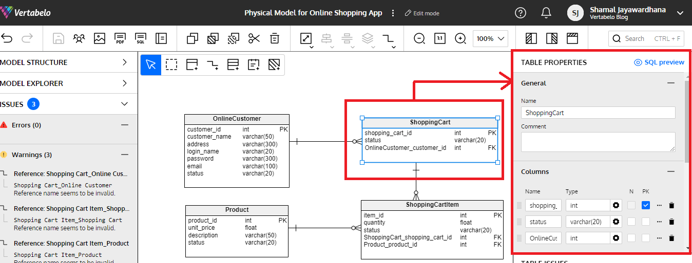 Online Data Model in 4 Steps