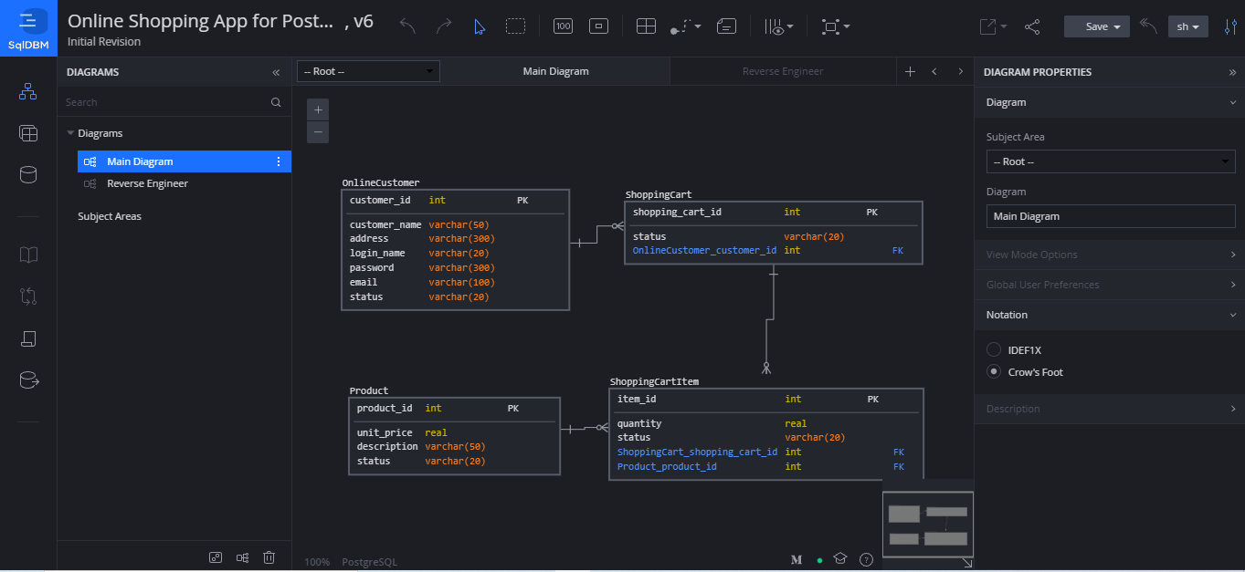 Erd modeling tool