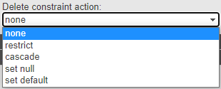 Database Constraints