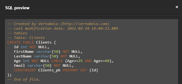 Database Constraints