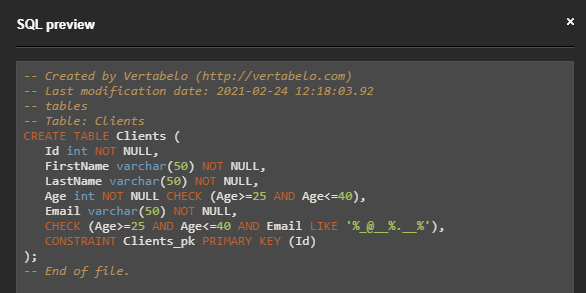 Database Constraints