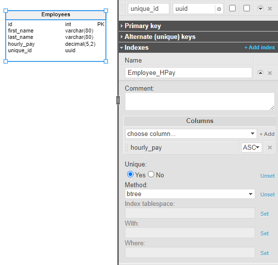 Database data types