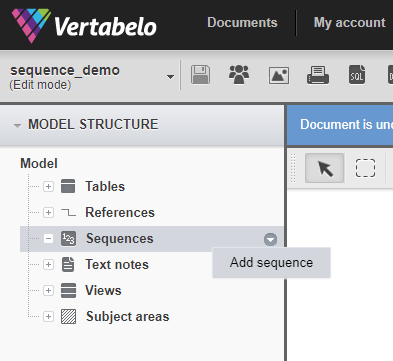 Database sequence