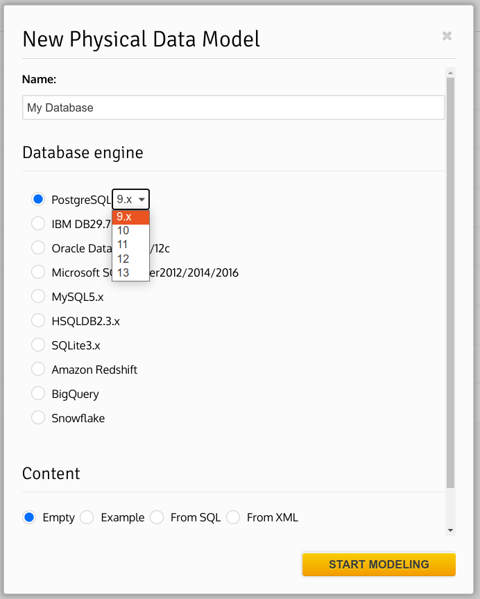 Support for New Versions of PostgreSQL and MS SQL Server in Vertabelo