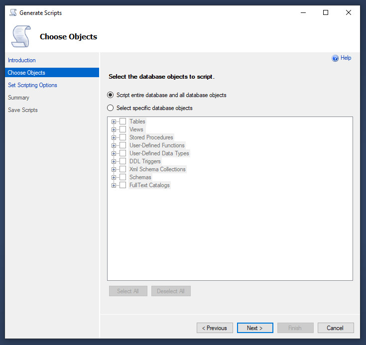 How to Export an SQL Server Database Schema Into a Diagram