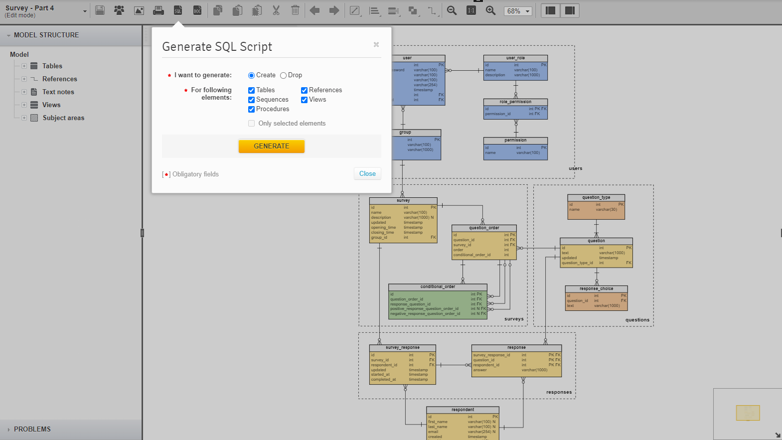 How to Prepare a Database Model