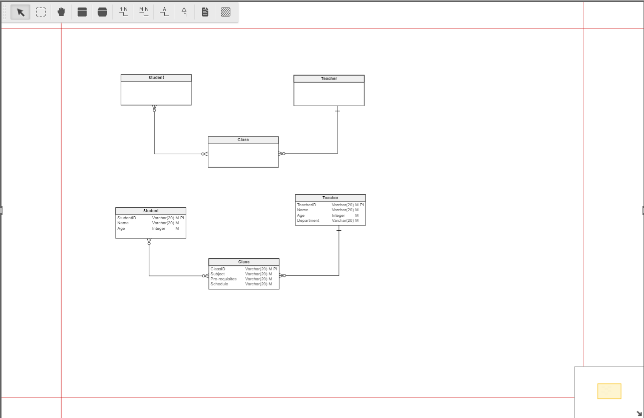 Printing your database model in Vertabelo 