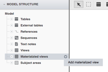 How to Model Snowflake Materialized Views in Vertabelo