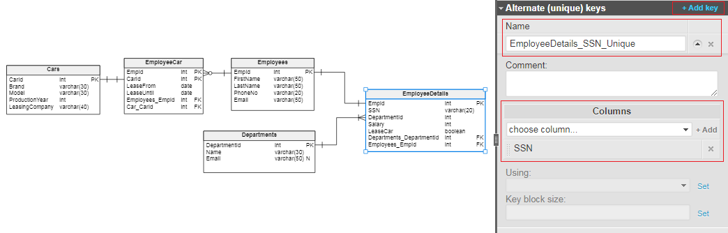 MySQL constraints