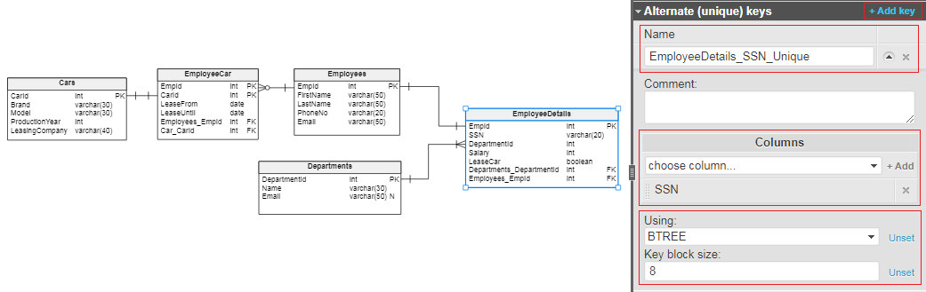 MySQL constraints