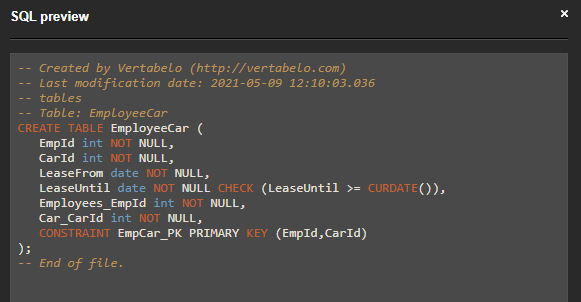 MySQL constraints