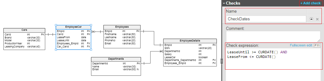 MySQL constraints