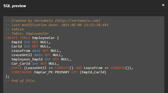 MySQL constraints