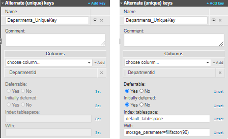 PostgreSQL constraints