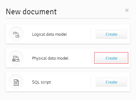 set schema in Vertabelo