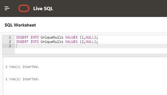 UNIQUE Constraint in a Relational Database