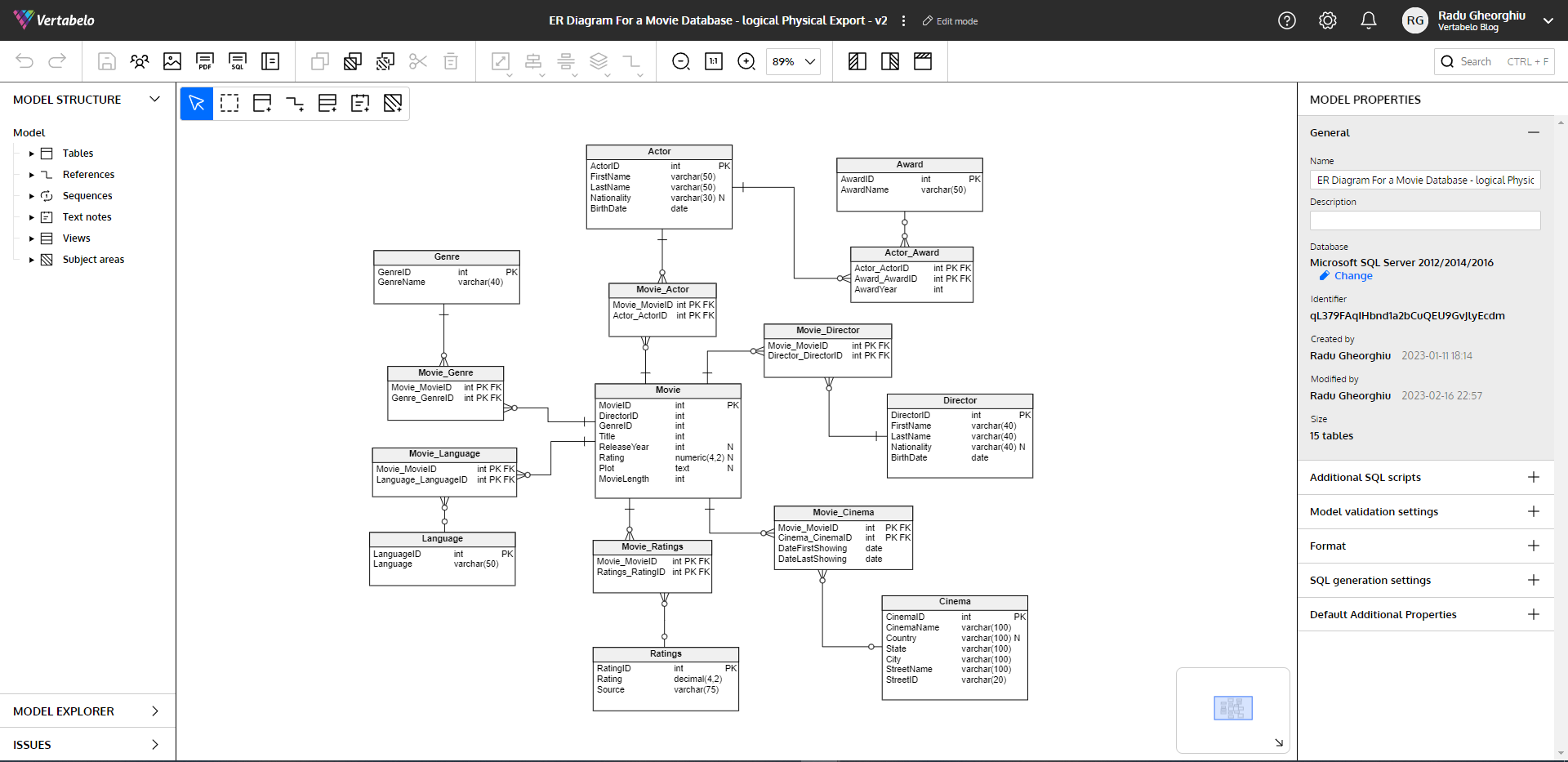 User-Friendly Database Modeling Tools