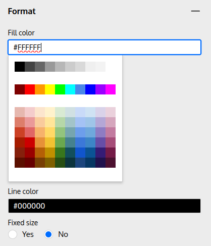 Format section