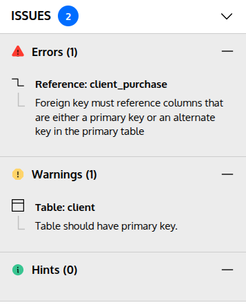 Problems Inside Errors Warnings